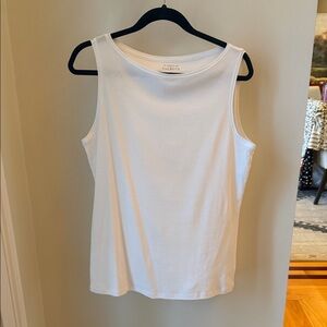 Talbots Classic White Tank Top